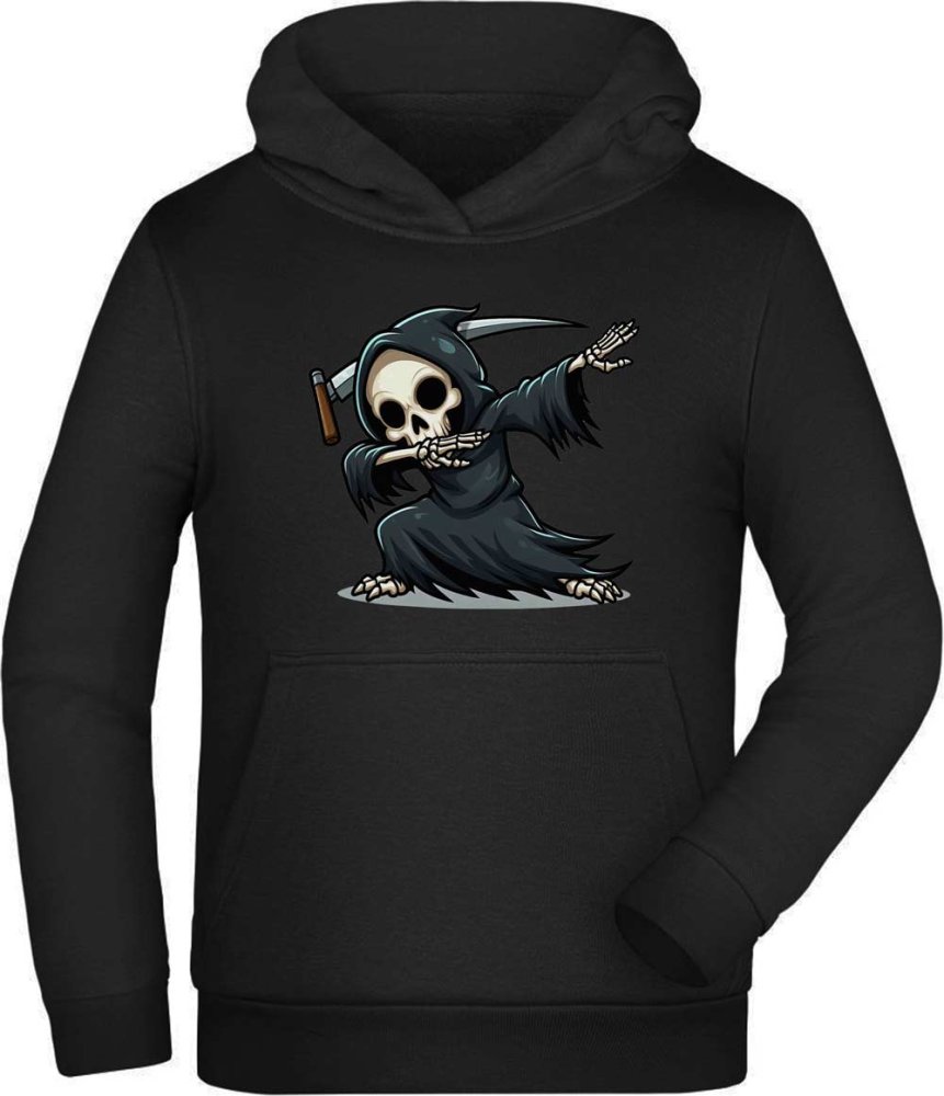 Halloween Hoodie mit Dab tanzender Sensenmann i615